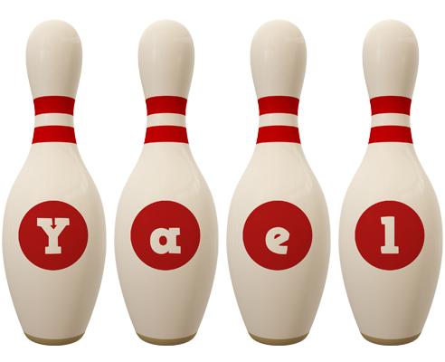 Yael bowling-pin logo