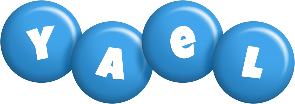Yael candy-blue logo