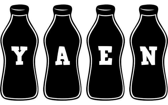 Yaen bottle logo