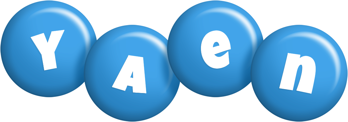 Yaen candy-blue logo