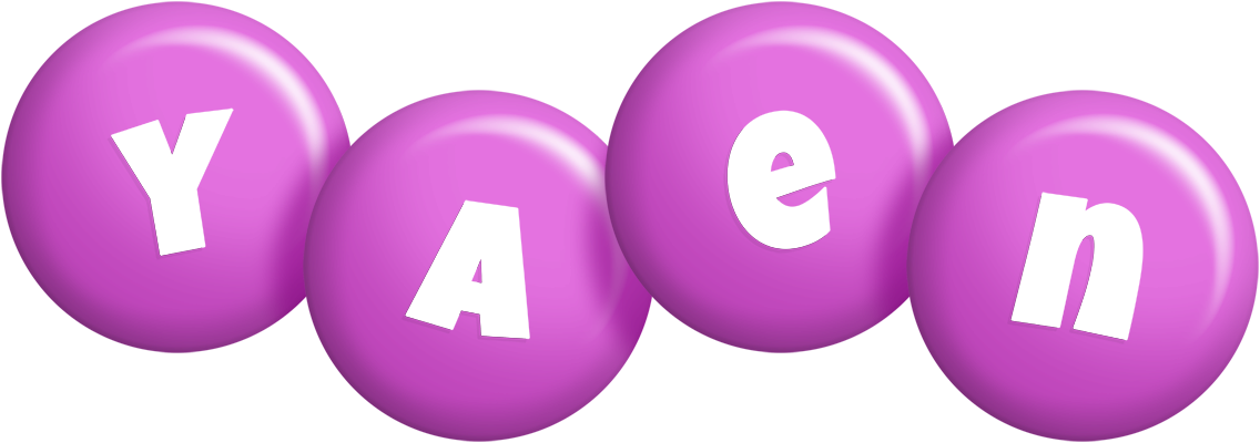 Yaen candy-purple logo