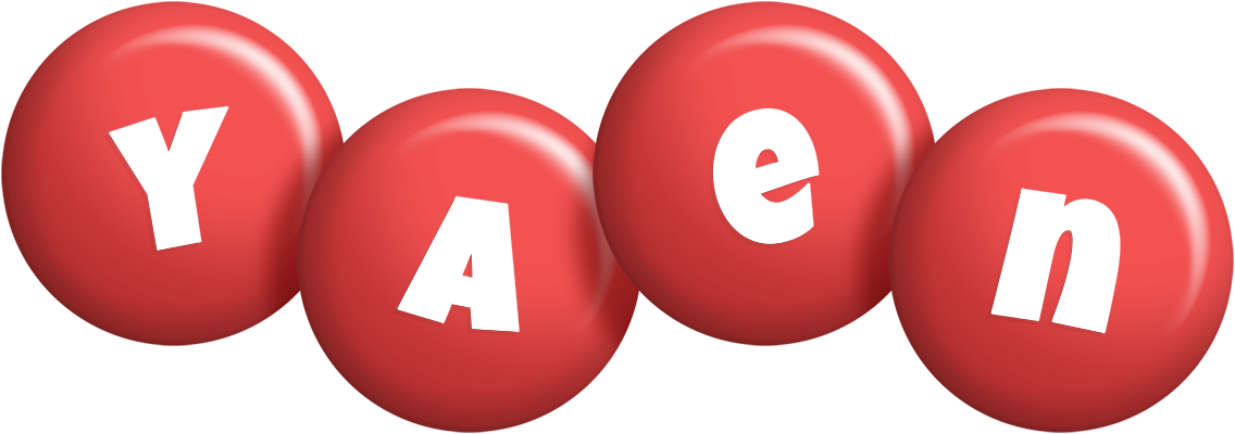 Yaen candy-red logo