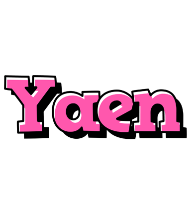 Yaen girlish logo