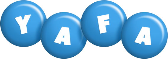 Yafa candy-blue logo