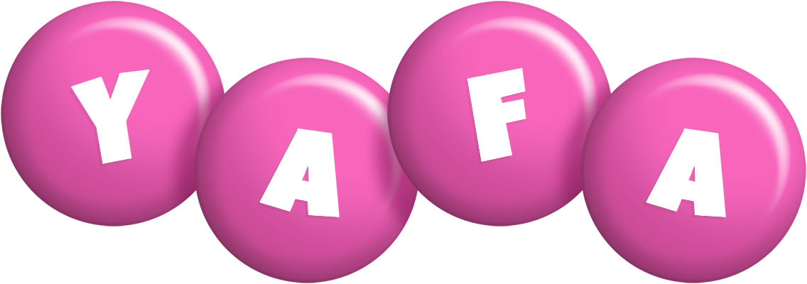 Yafa candy-pink logo