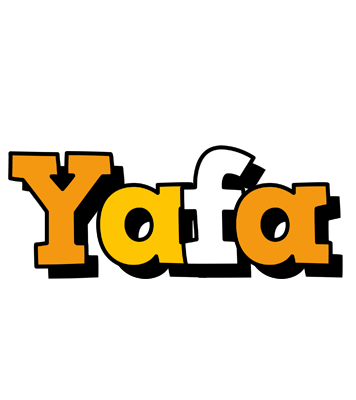 Yafa cartoon logo