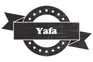 Yafa grunge logo