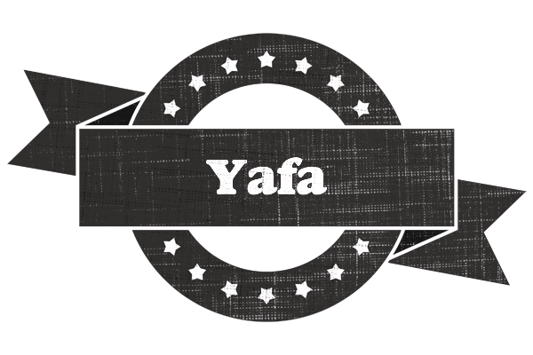 Yafa grunge logo
