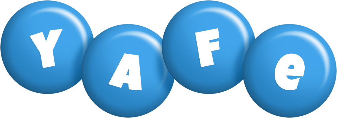Yafe candy-blue logo