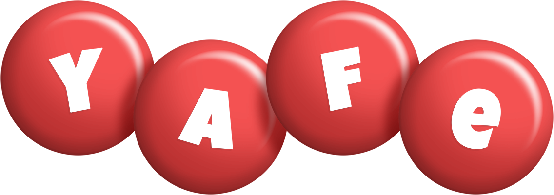 Yafe candy-red logo
