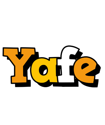 Yafe cartoon logo