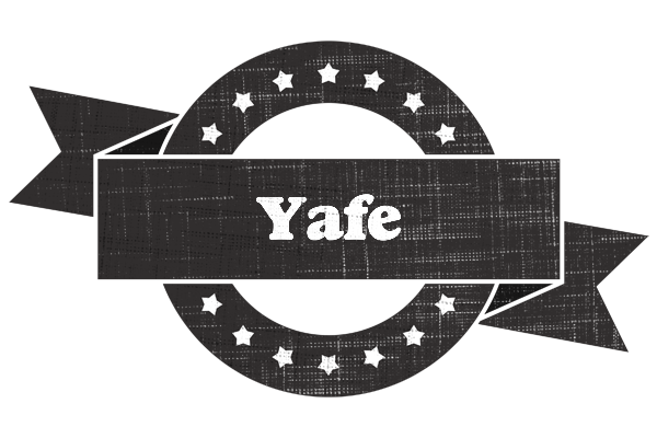 Yafe grunge logo