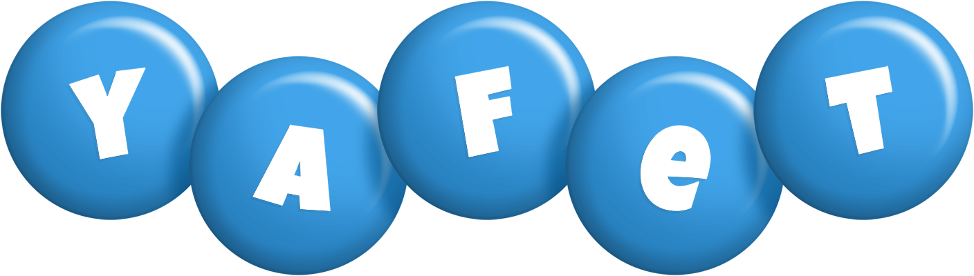 Yafet candy-blue logo