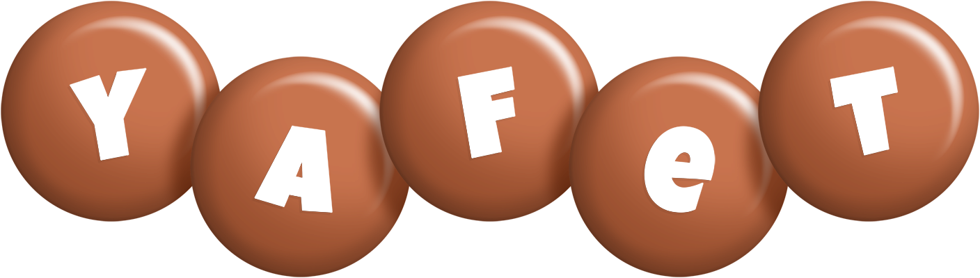 Yafet candy-brown logo
