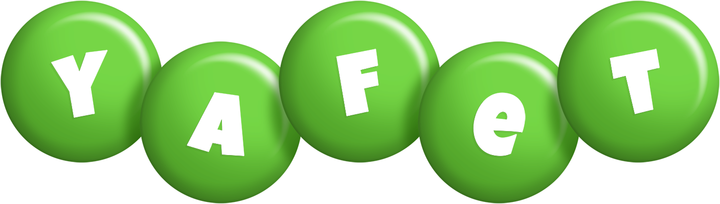Yafet candy-green logo