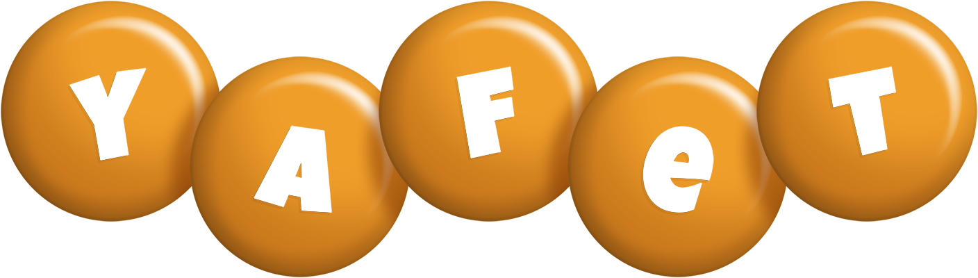 Yafet candy-orange logo