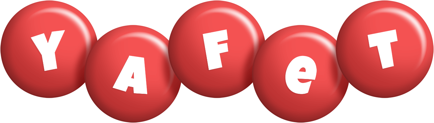 Yafet candy-red logo