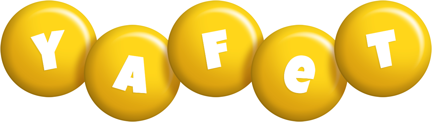 Yafet candy-yellow logo