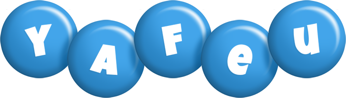 Yafeu candy-blue logo