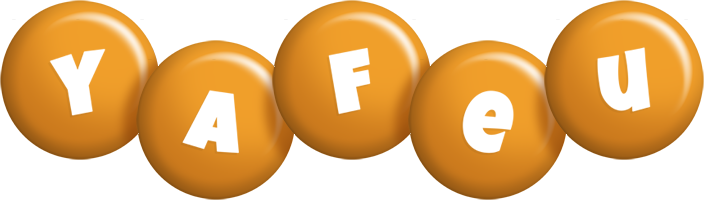Yafeu candy-orange logo