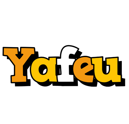 Yafeu cartoon logo