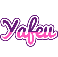 Yafeu cheerful logo