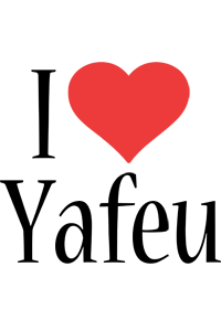 Yafeu i-love logo