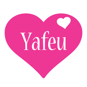 Yafeu love-heart logo