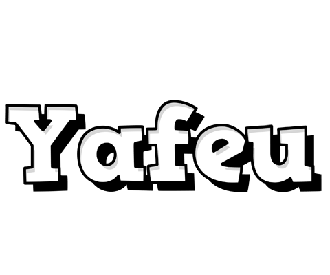 Yafeu snowing logo