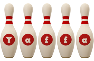 Yaffa bowling-pin logo