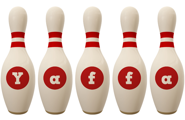 Yaffa bowling-pin logo