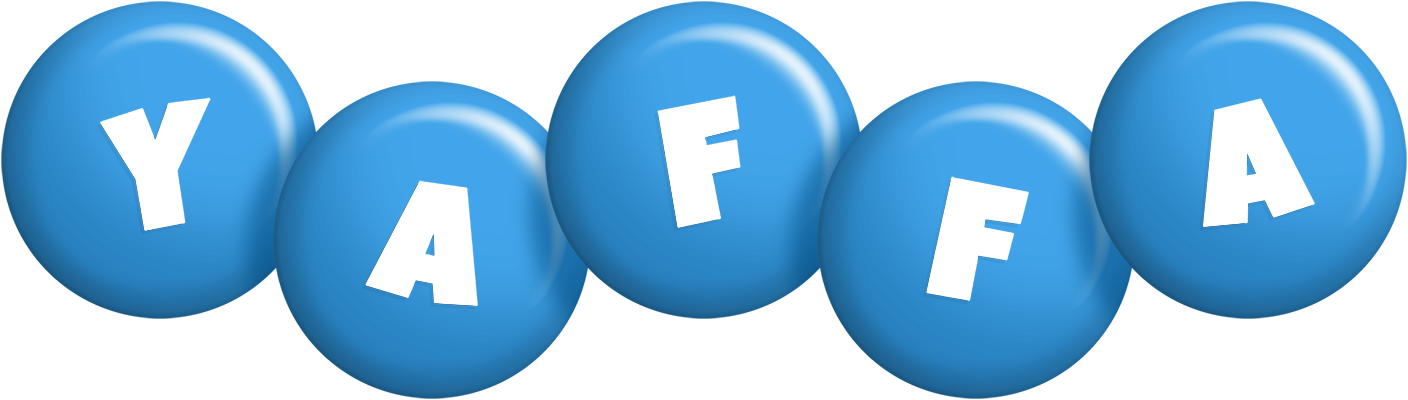 Yaffa candy-blue logo