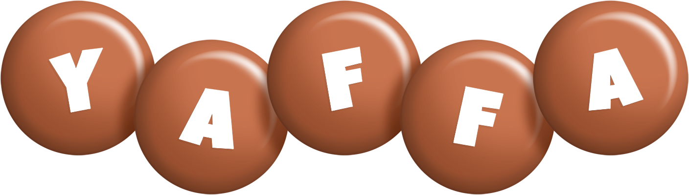 Yaffa candy-brown logo