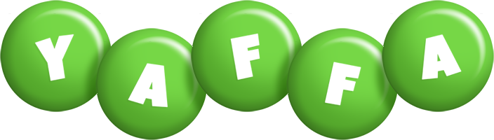 Yaffa candy-green logo