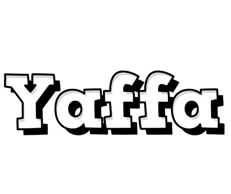 Yaffa snowing logo