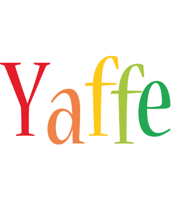 Yaffe birthday logo
