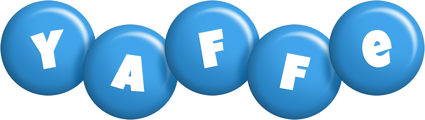 Yaffe candy-blue logo
