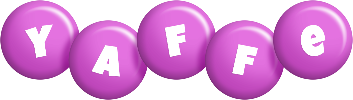 Yaffe candy-purple logo