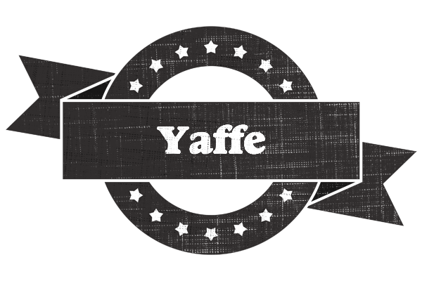 Yaffe grunge logo