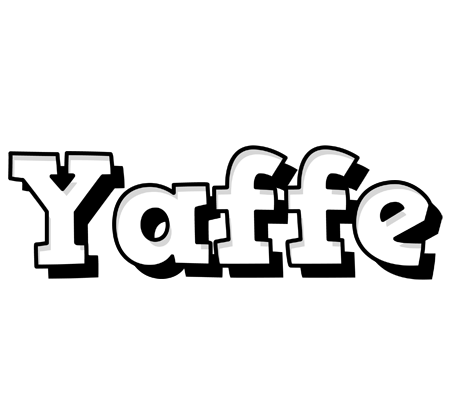 Yaffe snowing logo