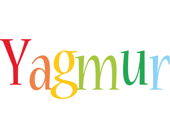 Yagmur birthday logo