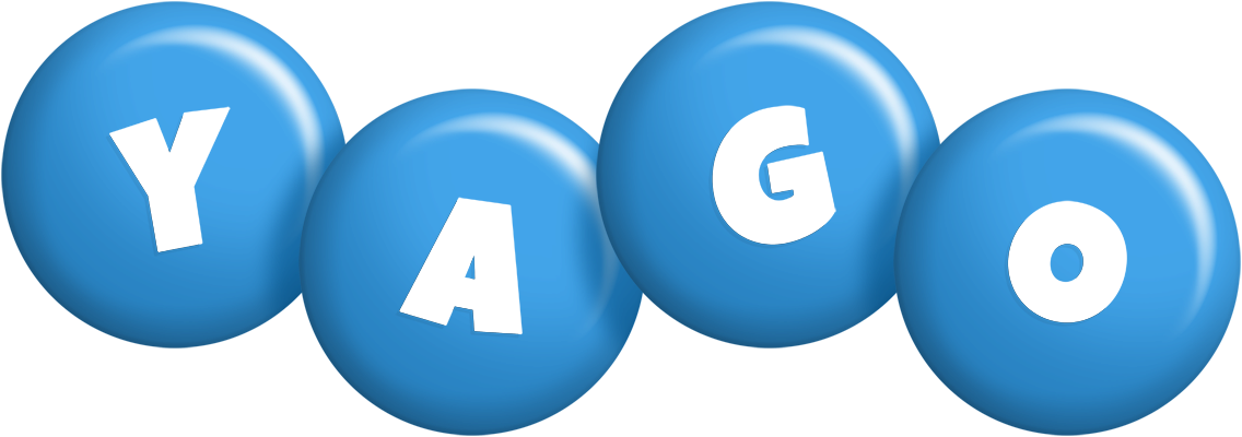 Yago candy-blue logo