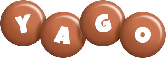 Yago candy-brown logo