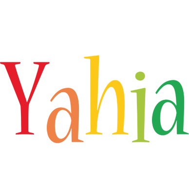 Yahia birthday logo