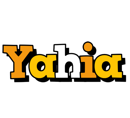Yahia cartoon logo