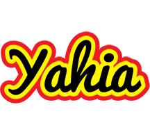 Yahia flaming logo