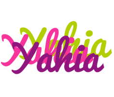 Yahia flowers logo