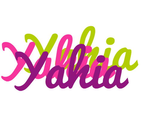 Yahia flowers logo