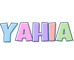 Yahia pastel logo
