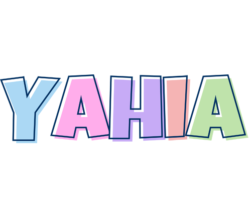 Yahia pastel logo